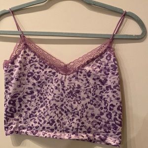 Cute cami! Purple leopard print!